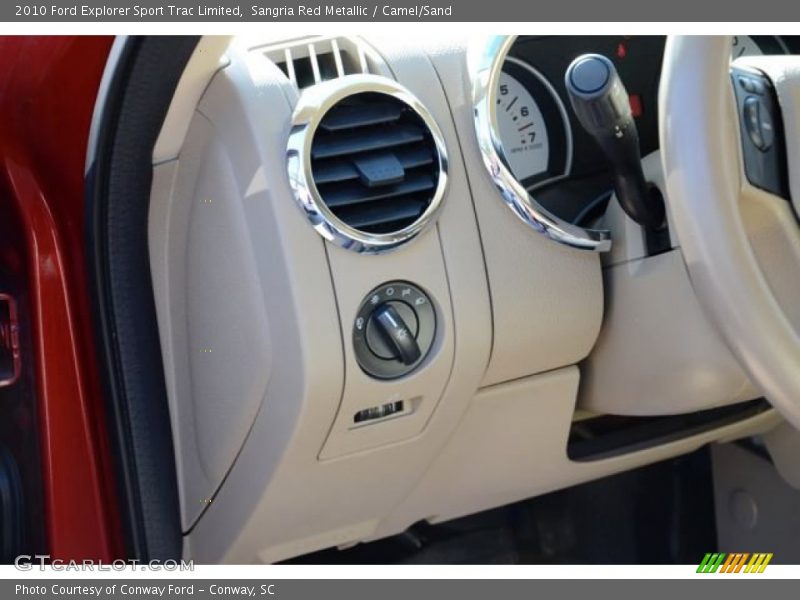 Sangria Red Metallic / Camel/Sand 2010 Ford Explorer Sport Trac Limited