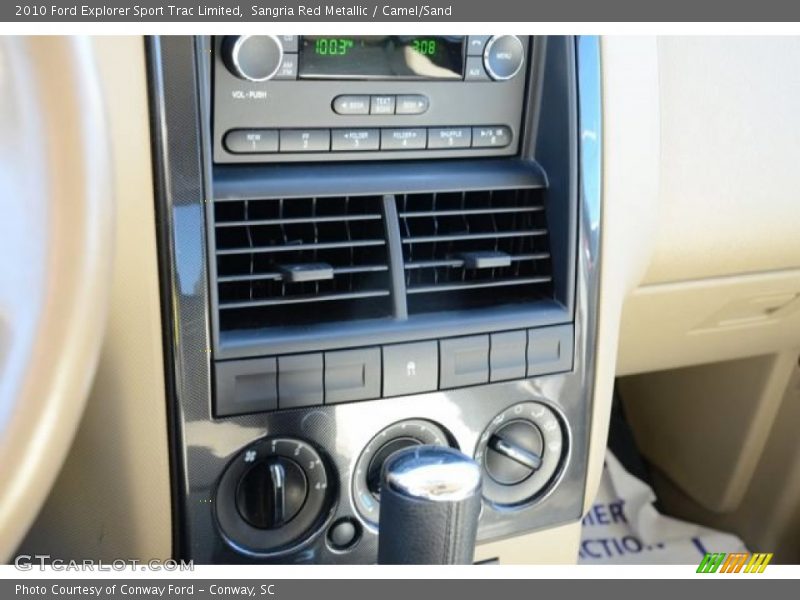 Sangria Red Metallic / Camel/Sand 2010 Ford Explorer Sport Trac Limited