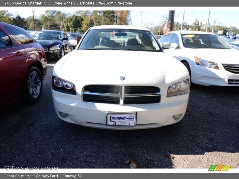 Stone White / Dark Slate Gray/Light Graystone 2006 Dodge Charger R/T