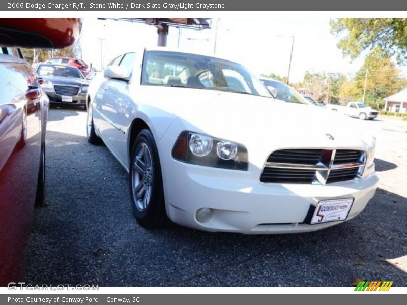Stone White / Dark Slate Gray/Light Graystone 2006 Dodge Charger R/T