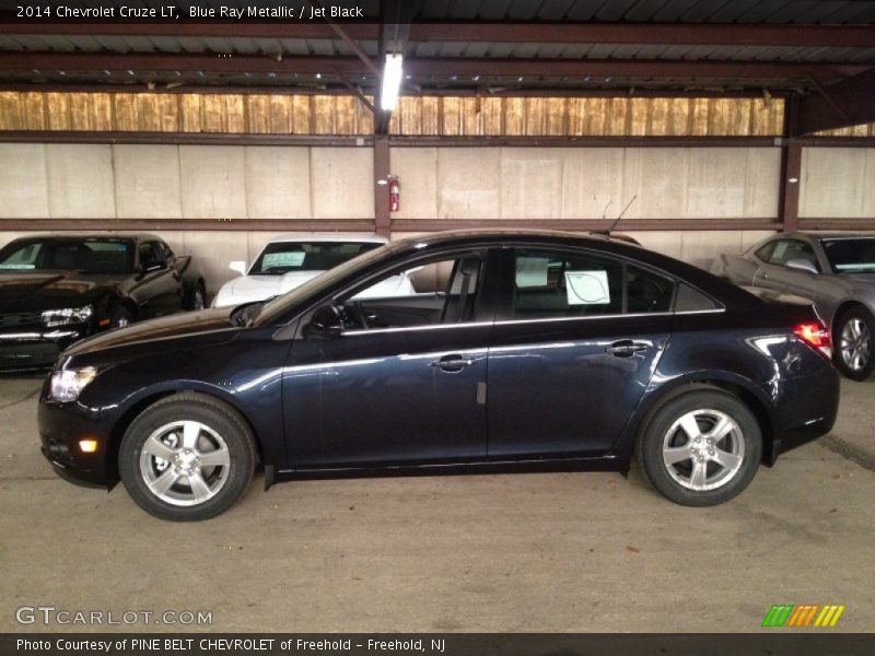 Blue Ray Metallic / Jet Black 2014 Chevrolet Cruze LT