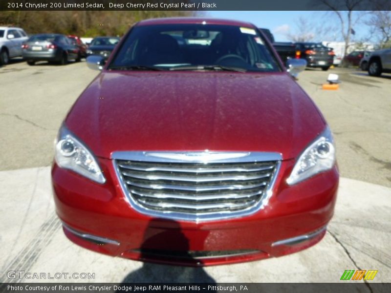 Deep Cherry Red Crystal Pearl / Black 2014 Chrysler 200 Limited Sedan