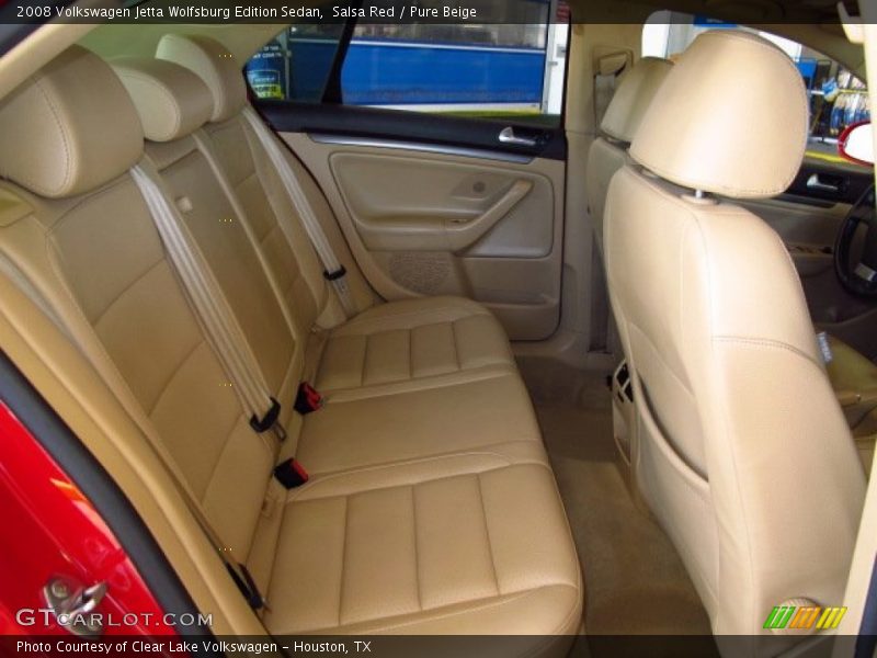 Salsa Red / Pure Beige 2008 Volkswagen Jetta Wolfsburg Edition Sedan