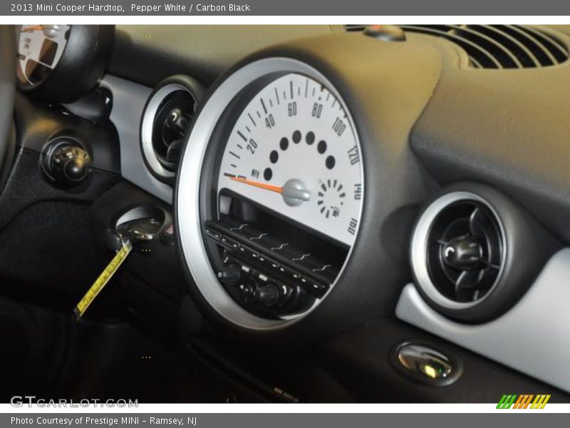 Pepper White / Carbon Black 2013 Mini Cooper Hardtop