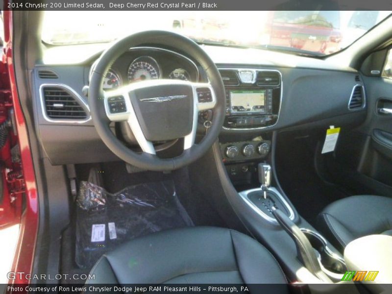 Deep Cherry Red Crystal Pearl / Black 2014 Chrysler 200 Limited Sedan