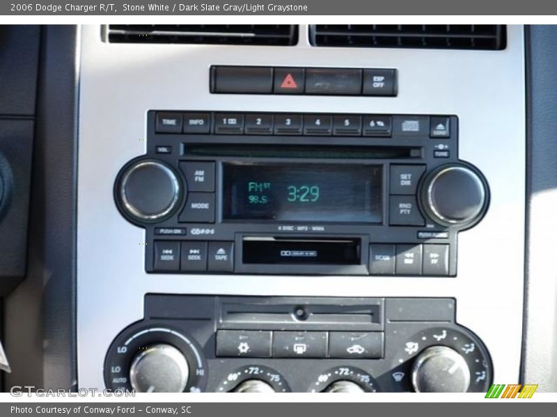 Stone White / Dark Slate Gray/Light Graystone 2006 Dodge Charger R/T