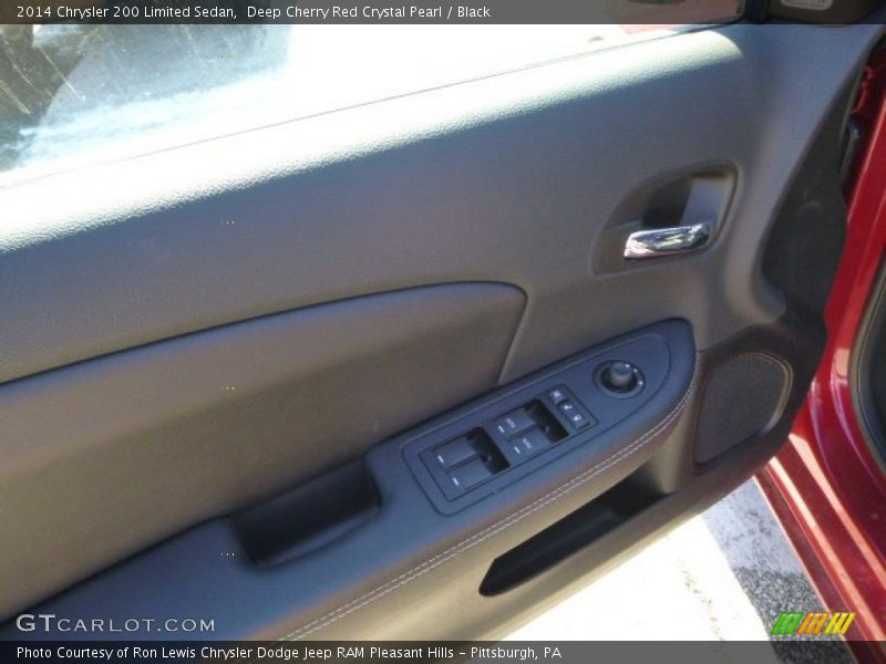 Deep Cherry Red Crystal Pearl / Black 2014 Chrysler 200 Limited Sedan