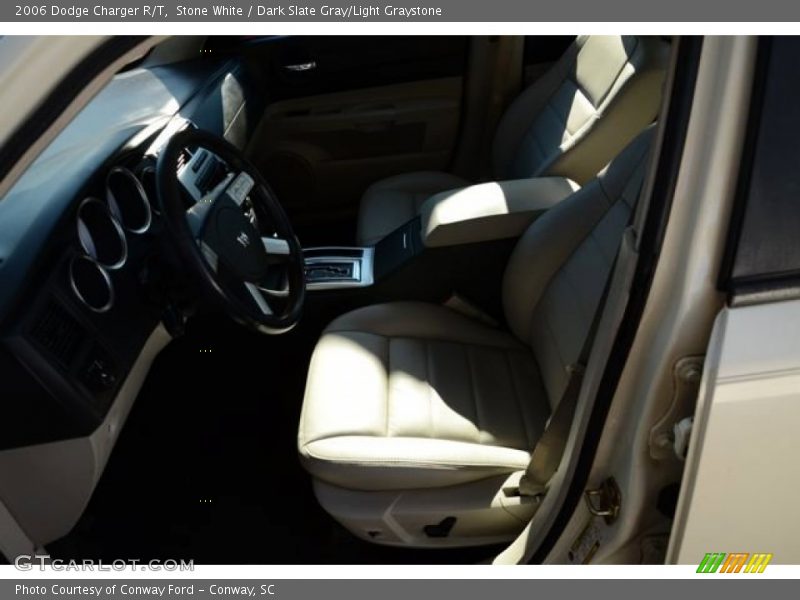 Stone White / Dark Slate Gray/Light Graystone 2006 Dodge Charger R/T