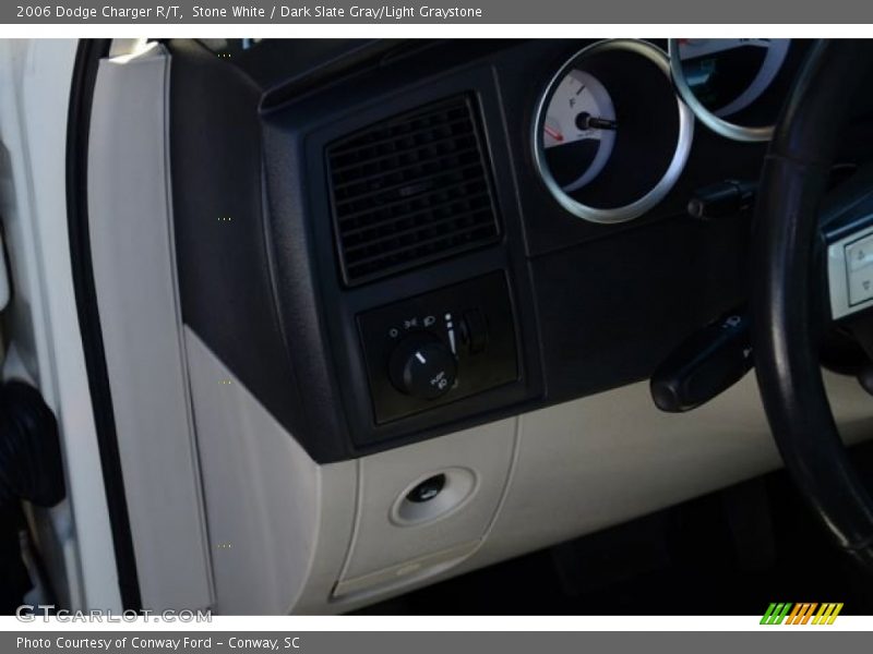 Stone White / Dark Slate Gray/Light Graystone 2006 Dodge Charger R/T