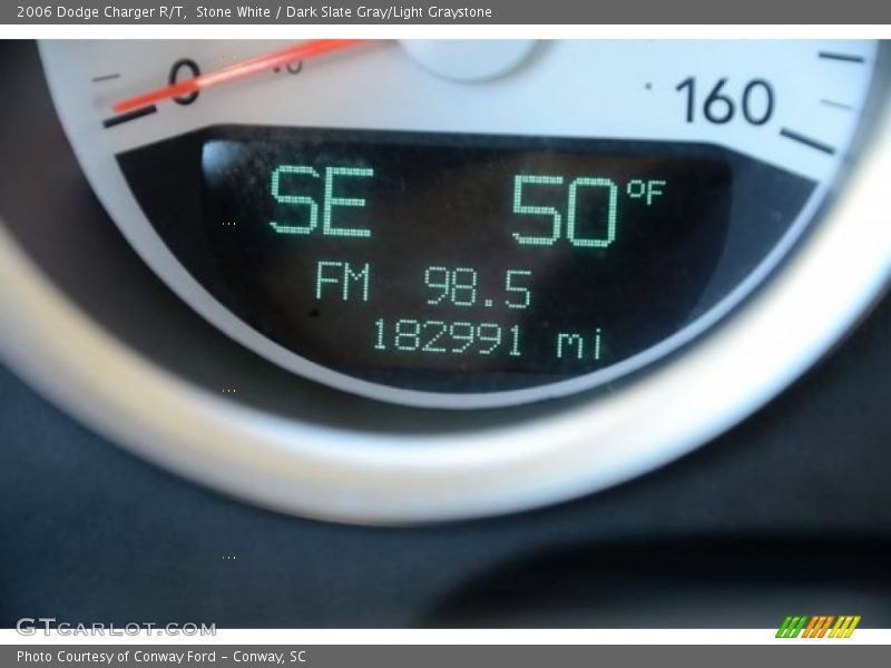 Stone White / Dark Slate Gray/Light Graystone 2006 Dodge Charger R/T