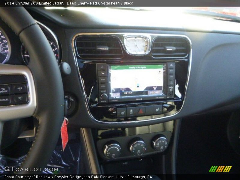 Deep Cherry Red Crystal Pearl / Black 2014 Chrysler 200 Limited Sedan