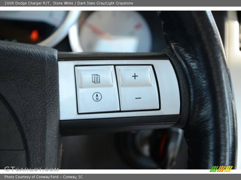 Stone White / Dark Slate Gray/Light Graystone 2006 Dodge Charger R/T
