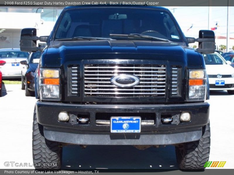 Black / Black/Dusted Copper 2008 Ford F250 Super Duty Harley Davidson Crew Cab 4x4