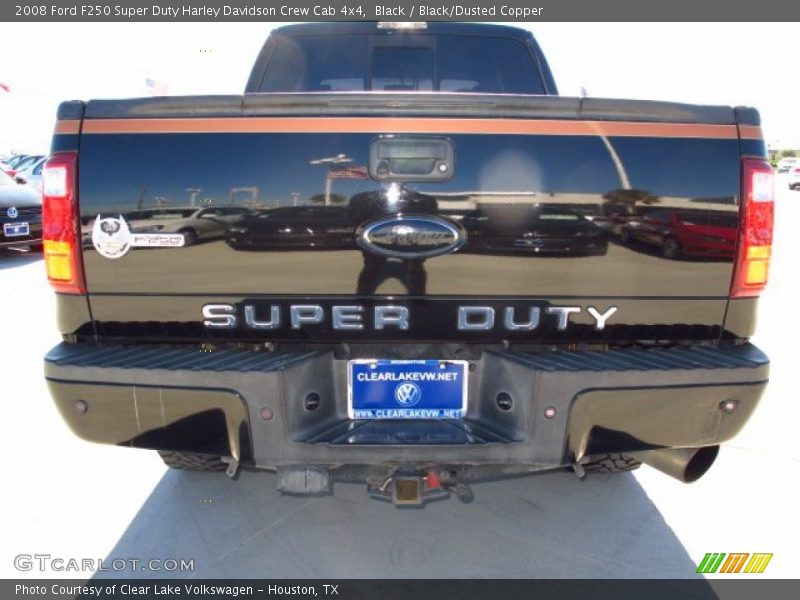 Black / Black/Dusted Copper 2008 Ford F250 Super Duty Harley Davidson Crew Cab 4x4