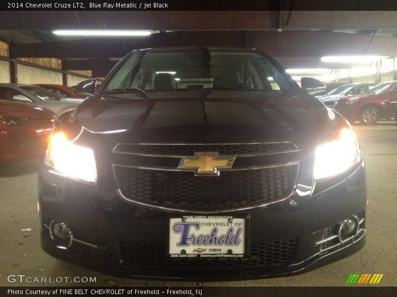 Blue Ray Metallic / Jet Black 2014 Chevrolet Cruze LTZ
