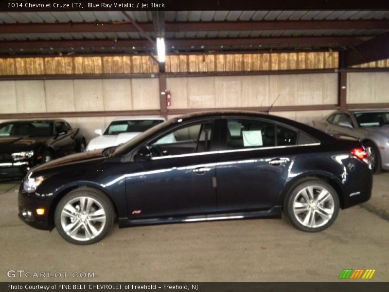 Blue Ray Metallic / Jet Black 2014 Chevrolet Cruze LTZ