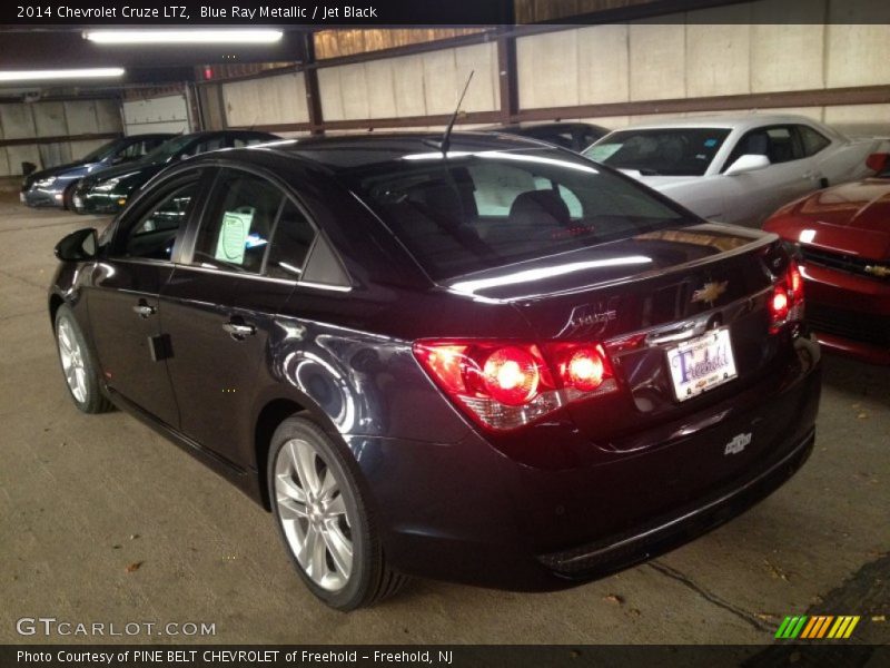 Blue Ray Metallic / Jet Black 2014 Chevrolet Cruze LTZ
