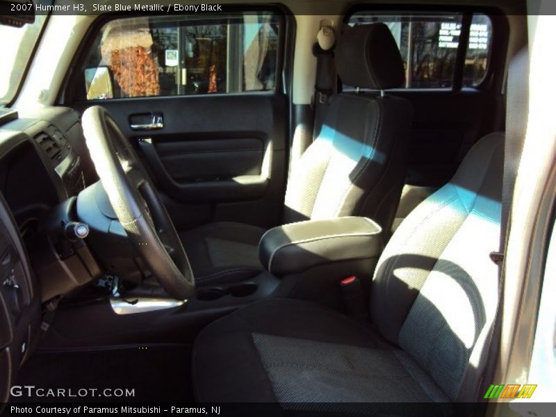 Slate Blue Metallic / Ebony Black 2007 Hummer H3