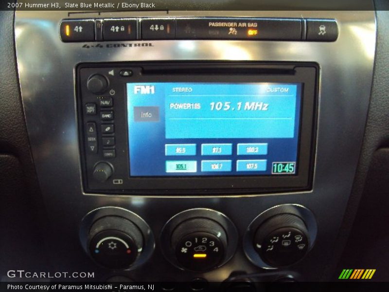 Slate Blue Metallic / Ebony Black 2007 Hummer H3