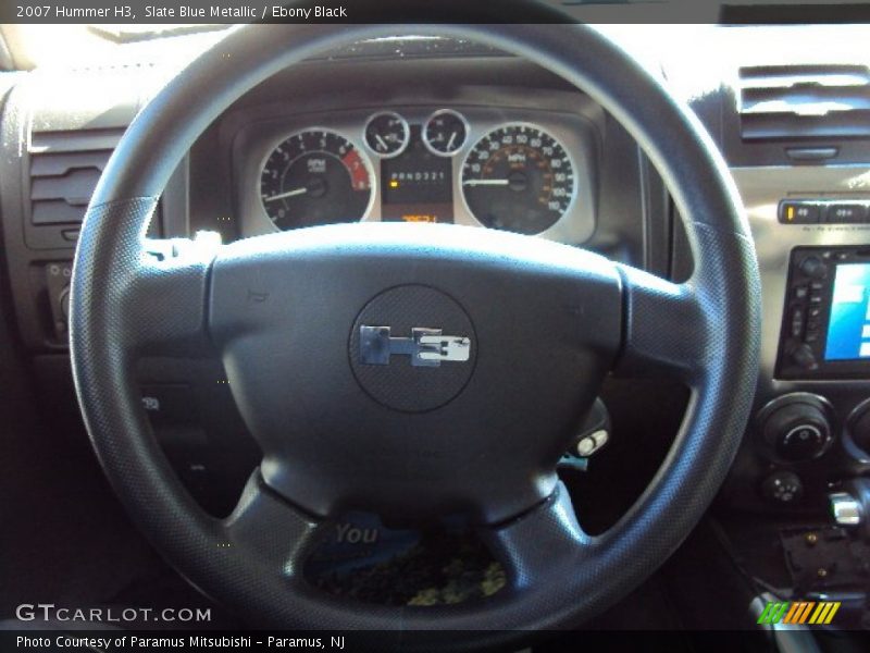 Slate Blue Metallic / Ebony Black 2007 Hummer H3