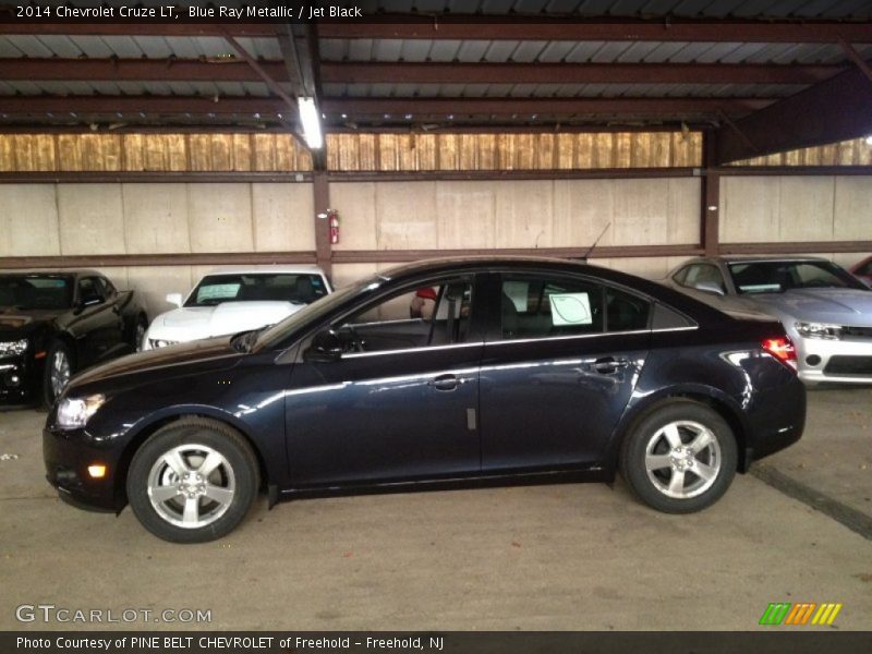 Blue Ray Metallic / Jet Black 2014 Chevrolet Cruze LT