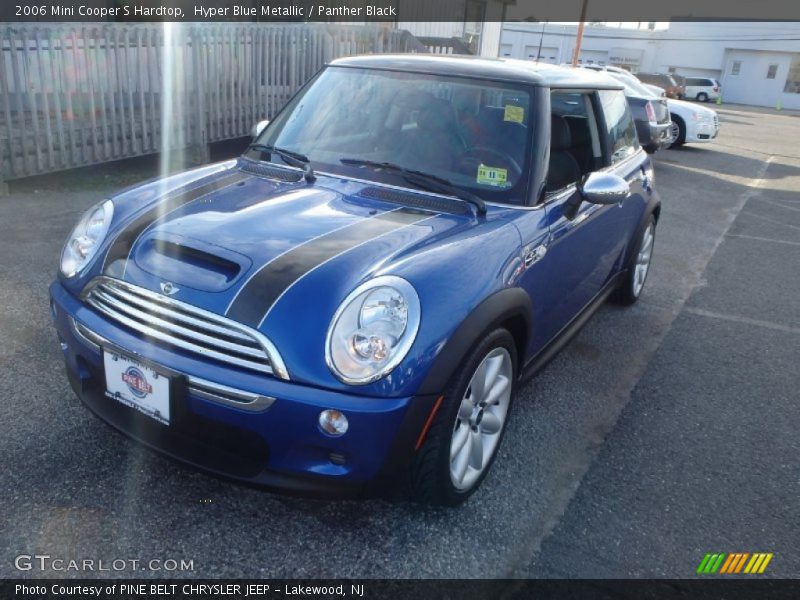 Hyper Blue Metallic / Panther Black 2006 Mini Cooper S Hardtop