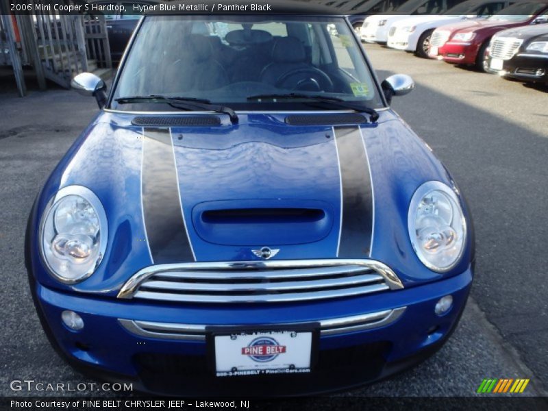 Hyper Blue Metallic / Panther Black 2006 Mini Cooper S Hardtop