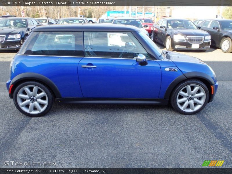 Hyper Blue Metallic / Panther Black 2006 Mini Cooper S Hardtop