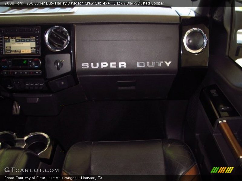 Black / Black/Dusted Copper 2008 Ford F250 Super Duty Harley Davidson Crew Cab 4x4