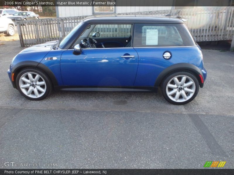 Hyper Blue Metallic / Panther Black 2006 Mini Cooper S Hardtop
