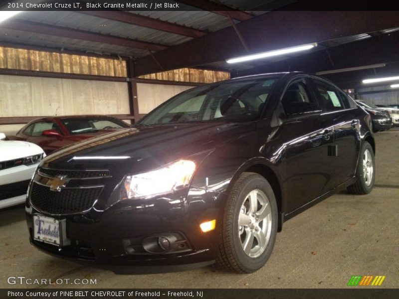Black Granite Metallic / Jet Black 2014 Chevrolet Cruze LT