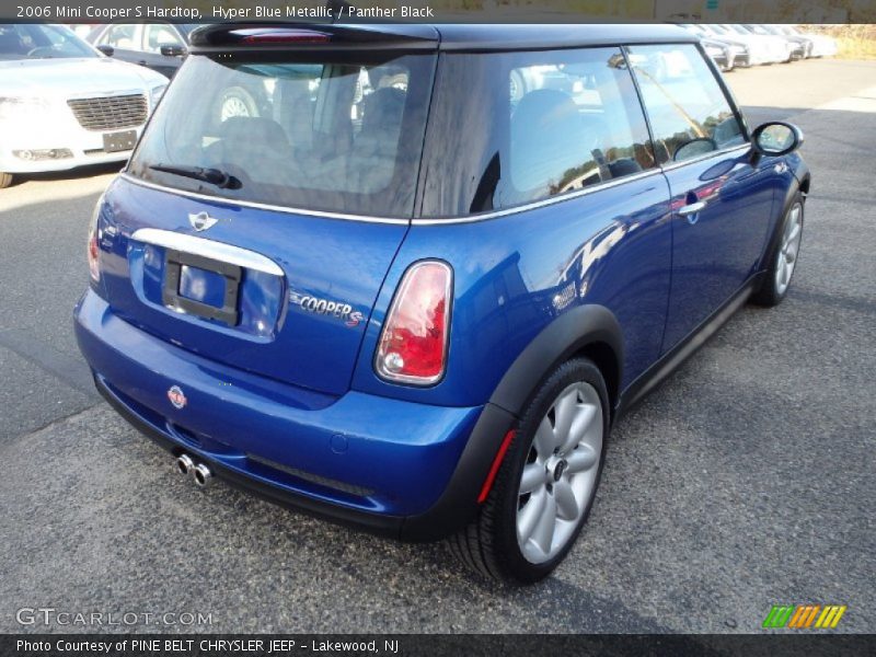 Hyper Blue Metallic / Panther Black 2006 Mini Cooper S Hardtop