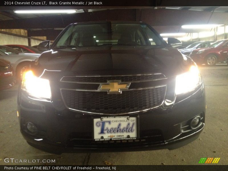 Black Granite Metallic / Jet Black 2014 Chevrolet Cruze LT