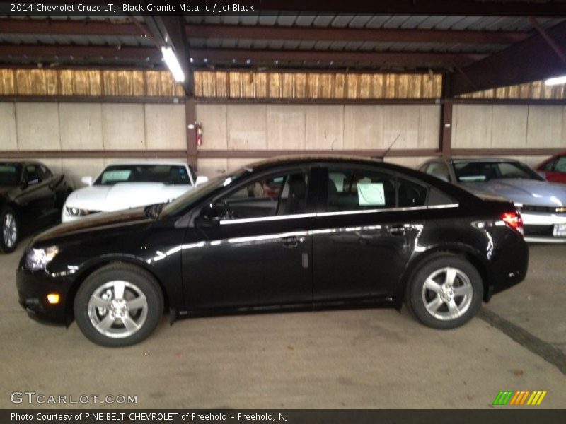 Black Granite Metallic / Jet Black 2014 Chevrolet Cruze LT