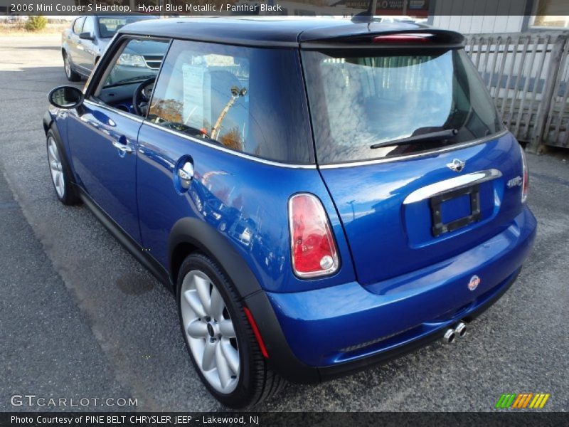 Hyper Blue Metallic / Panther Black 2006 Mini Cooper S Hardtop