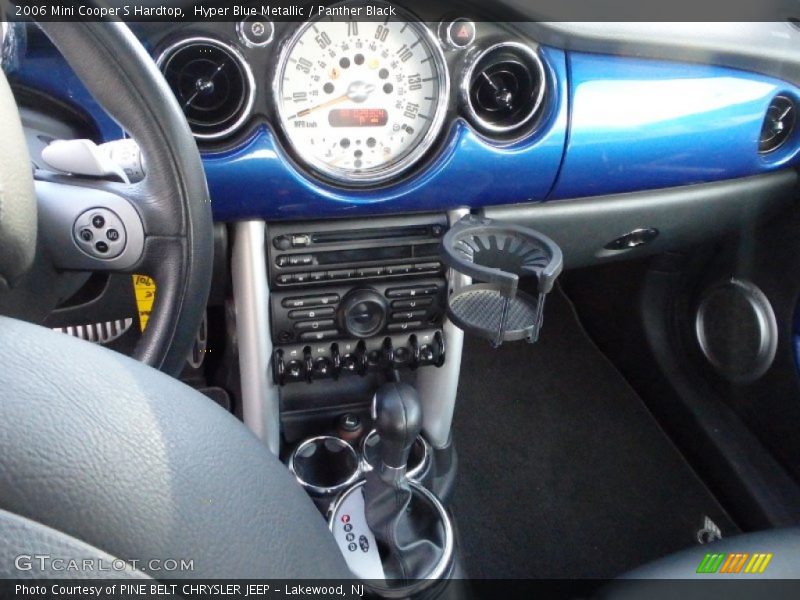 Hyper Blue Metallic / Panther Black 2006 Mini Cooper S Hardtop