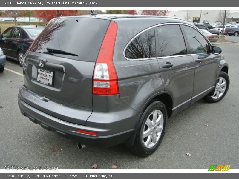 Polished Metal Metallic / Black 2011 Honda CR-V SE