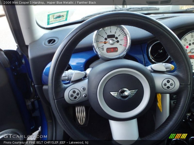 Hyper Blue Metallic / Panther Black 2006 Mini Cooper S Hardtop