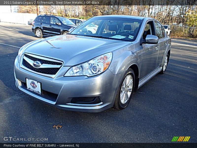 Steel Silver Metallic / Off-Black 2011 Subaru Legacy 2.5i Premium
