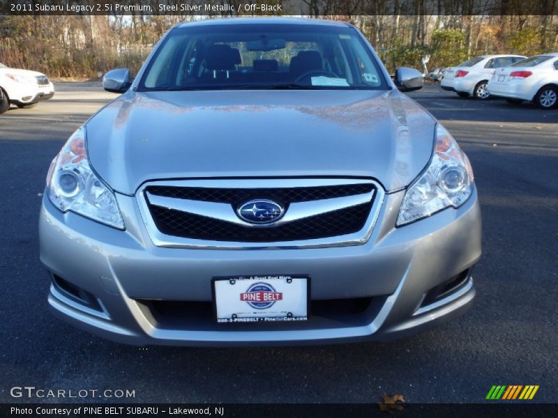 Steel Silver Metallic / Off-Black 2011 Subaru Legacy 2.5i Premium