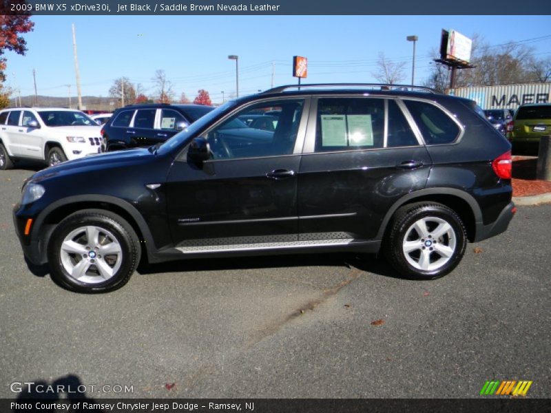 Jet Black / Saddle Brown Nevada Leather 2009 BMW X5 xDrive30i