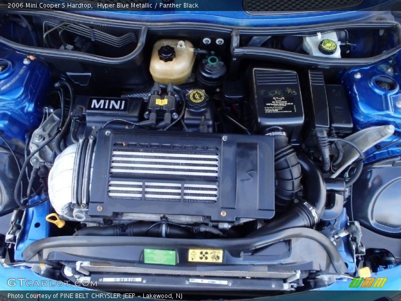 Hyper Blue Metallic / Panther Black 2006 Mini Cooper S Hardtop