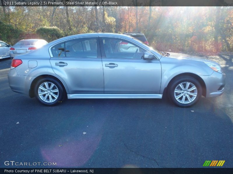 Steel Silver Metallic / Off-Black 2011 Subaru Legacy 2.5i Premium