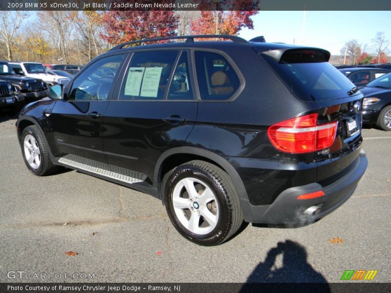 Jet Black / Saddle Brown Nevada Leather 2009 BMW X5 xDrive30i