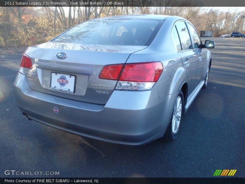 Steel Silver Metallic / Off-Black 2011 Subaru Legacy 2.5i Premium