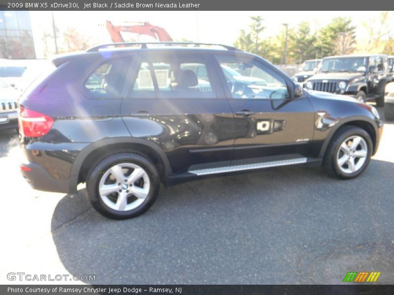 Jet Black / Saddle Brown Nevada Leather 2009 BMW X5 xDrive30i