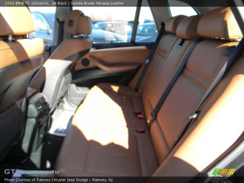 Jet Black / Saddle Brown Nevada Leather 2009 BMW X5 xDrive30i