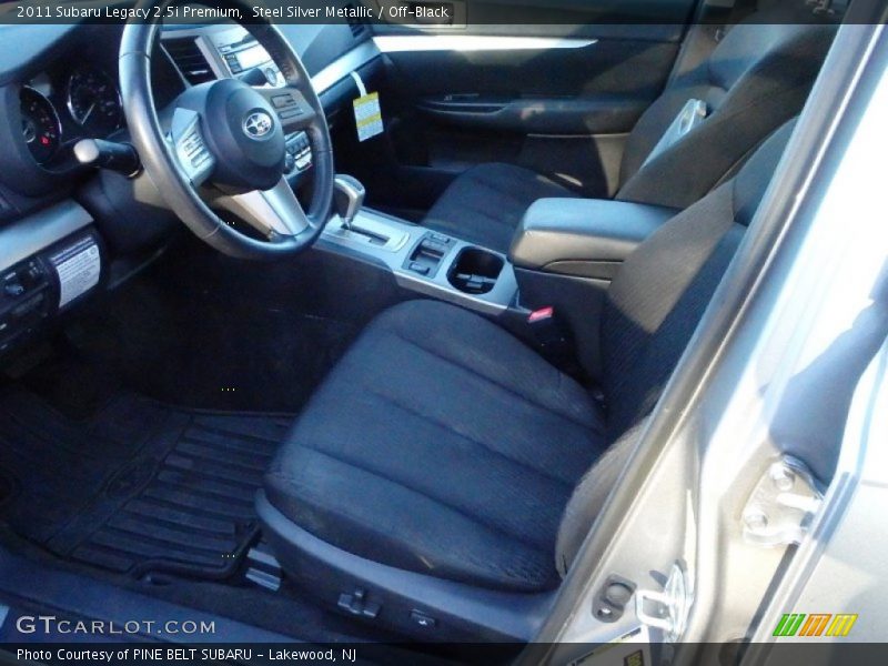 Steel Silver Metallic / Off-Black 2011 Subaru Legacy 2.5i Premium