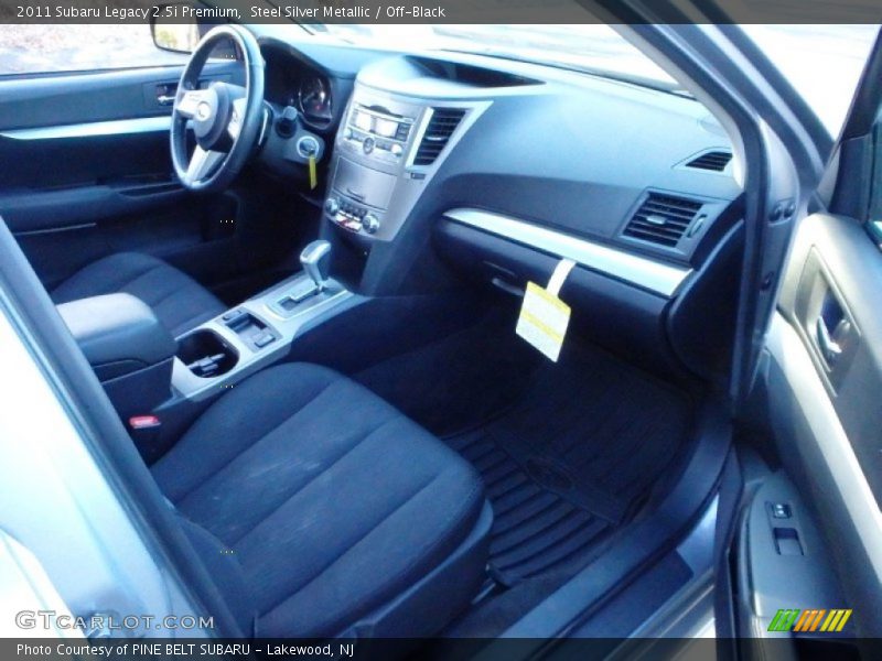 Steel Silver Metallic / Off-Black 2011 Subaru Legacy 2.5i Premium