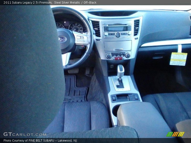Steel Silver Metallic / Off-Black 2011 Subaru Legacy 2.5i Premium